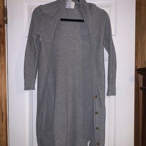 Long Gray Cardigan